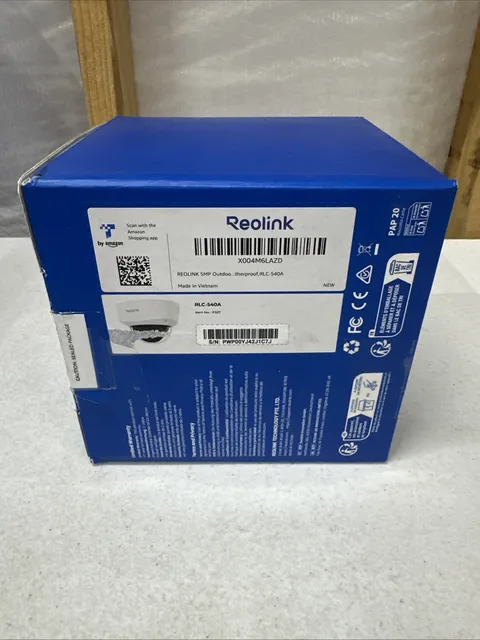 Reolink RLC-540A Vandal-Proof IP Wired PoE Color Camera Outdoor & Indoor
