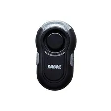 2-in-1 Clip-On Personal Alarm with LED Safety Light, 120dB Alarm, Black