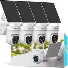 Vicohome 4CQ4 2K AI Solar Security Camera Wireless Wi-Fi (2.4 GHz),