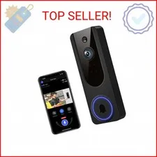 VanaOrbi 1080p WiFi Video Doorbell Camera Wireless, Battery Powered, AI Human an
