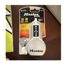 Master Lock M9300XKADLH Tough-Cut Weather Resistant Keyed Padlock, 2in Shackle