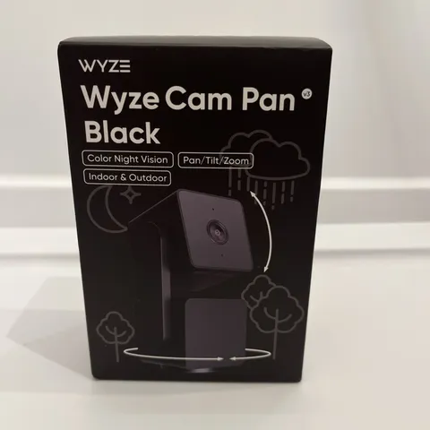 NEW Sealed - Wyze Pan v3 Indoor/Outdoor Pan/Tilt/Zoom 1080p Security Camera Blk