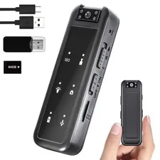64GB Mini Body Camera,1080P Wearable Patrol Video Recording Camcorder with IR...