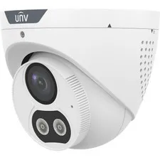 UNV 8MP 4K Dual-Light Turret IPC3618SR-ADF28KMC-DL-H 2-Way Audio Mic Speaker PoE