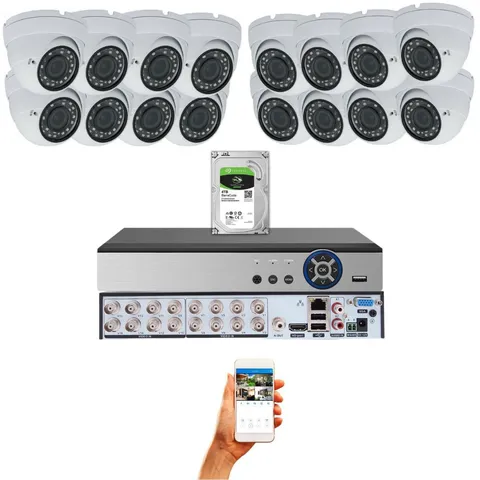 Evertech 16 Channel High Definition CCTV Security Surveillance Camera System 4TB
