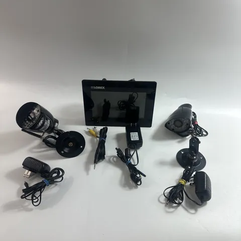 Lorex LW2712 SD7 Wireless Security Camera System w/ 7” Monitor + 2 Cameras