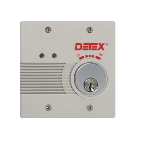 Detex EAX-2500SxMC65AA AC/DC External Powered Wall Mount Exit Alarm, Mortise
