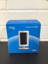 RING Outdoor Cam Plus, Battery with 2K Video and Ring Vision, Low-Light Sight