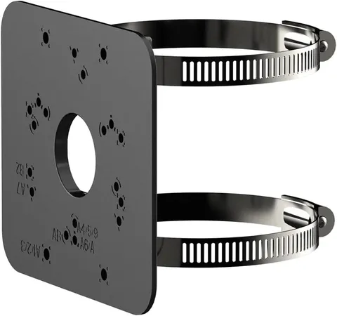Lorex AUO-1W Universal Pole Mount Bracket (Black)- OPENBOX