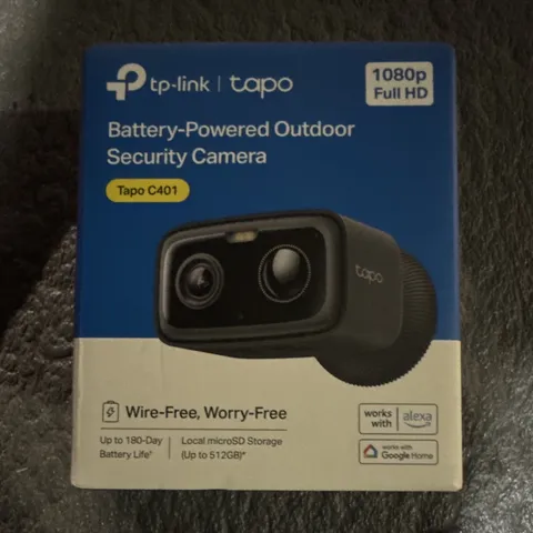 TP-LINK Tapo C401 Outdoor Battery Security Camera 1080p FHD Wi-Fi Alexa/Google