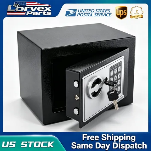 New Safe Digital Electronic Key Pad Lock Cash Box Home Security Heavy Duty Steel