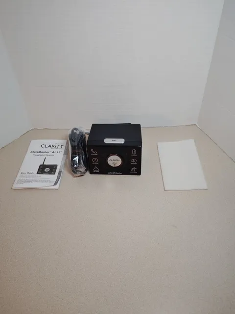 Clarity Alert Master Visual Alert System w/ Built in Lamp Flasher Doorbell AL12