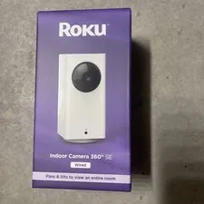 Roku Smart Home Indoor Camera 360° SE Wi-Fi®-Connected - Wired Security