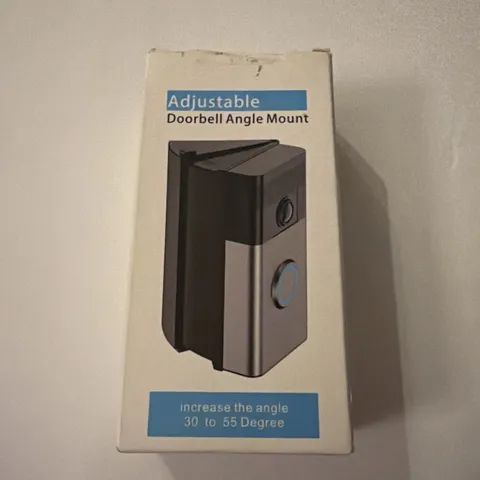 Adjustable Doorbell Angle Mount 30 to 55 Degree Wedge Kit for Video Doorbell