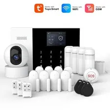 WiFi Tuya APP GSM Wireless Home Security Alarm Burglar System+Alexa+Google 2026