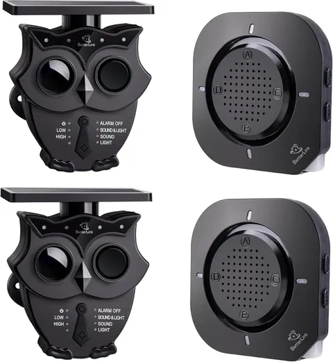 1/2 Mile Long Range Solar Wireless Driveway Alarm System 2R2S | IP65