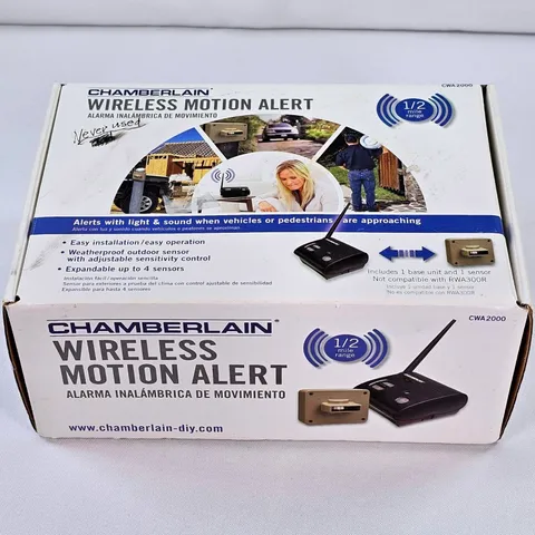 Chamberlain Wireless Motion Alert CWA2000 1/2 Mile Range Driveway Alarm System