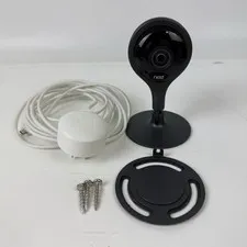 Google Nest Cam Indoor Security Camera A0005 1st Gen Wired Magnetic Mount
