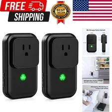 Power Failure Alarm 2 Pack, Freezer Power Outage Alarm, 7 Sirens | 0-110dB Ad...