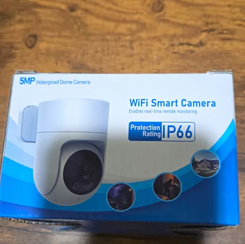 Wi-Fi IP 5MP Dome Surveillance Camera IP66 Waterproof AI Night Vision Q01W