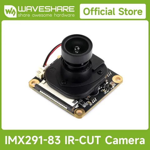 Waveshare IMX291 2MP IR-CUT Camera, Fixed-Focus, 83° Diagonal FOV