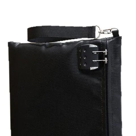 Fireproof Document Bag With Lock Portable Storage Pouch Secure File Organize NEW