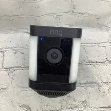 Ring Spotlight Cam Plus Includes 1x Battery And 1x Cap - Black (B09K1HHZTM)