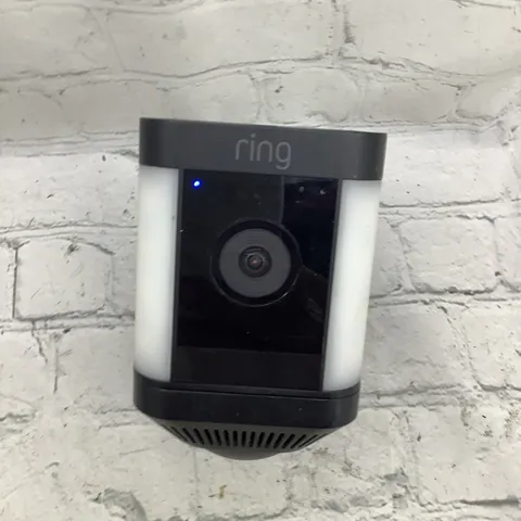 Ring Spotlight Cam Plus Includes 1x Battery And 1x Cap - Black (B09K1HHZTM)
