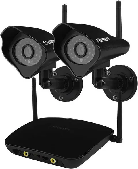 Defender Phoenix Security System With 2 Cameras 22300, Open Box