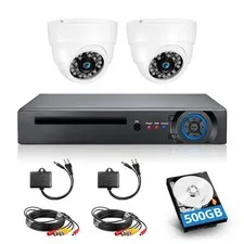 8CH 5MP Lite DVR H.265+ 1080p Surveillance Security Camera System Outdoor