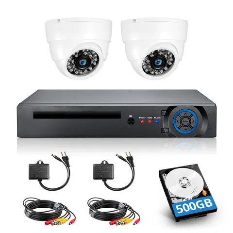 8CH 5MP Lite DVR H.265+ 1080p Surveillance Security Camera System Outdoor