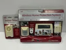 Sabre Wireless Home Protection System WP-100 Series Security w/ Siren NEW