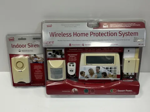 Sabre Wireless Home Protection System WP-100 Series Security w/ Siren NEW