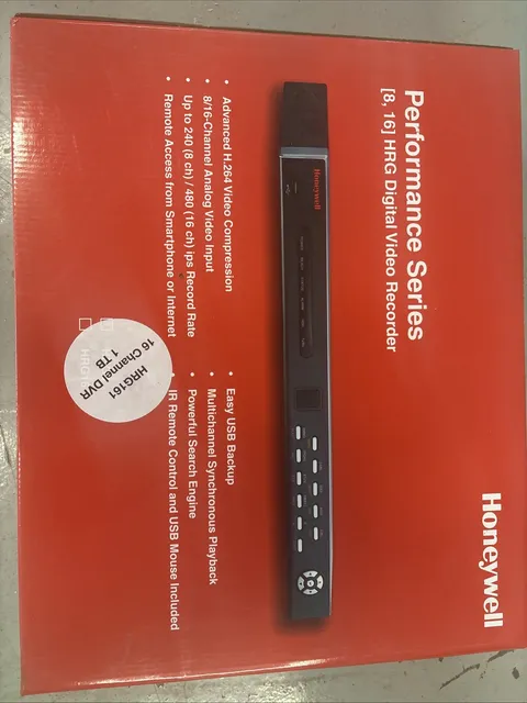 Honeywell Video HRG161 16-Channel Performance Series DVR (1TB)