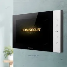 HOMSECUR 7'' HD Screen Intercom System Indoor Monitor Real-time Check and Unlock