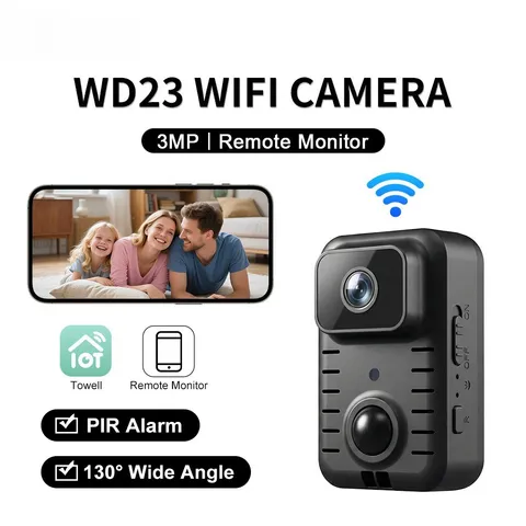 3MP WiFi Security Camera PIR Motion Detection Indoor Home Baby Pet Monitor Night
