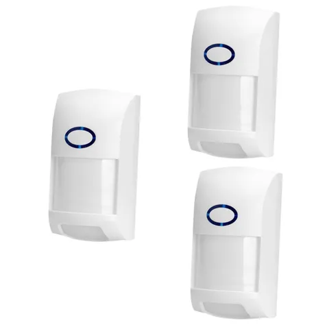 3-Pack Indoor Motion Sensor Alarm Adjustable Infrared Sensitivity Home Infrar...