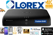 ⭐ Lorex D881A82B Fusion DVR 4K 12-Channel 8 Wired 4 Wi-Fi 2TB Smart Motion NEW ⭐