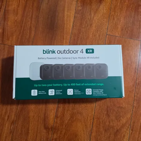 Blink Security Cameras 6 Camera Set Outdoor 4 XR with Sync Module XR
