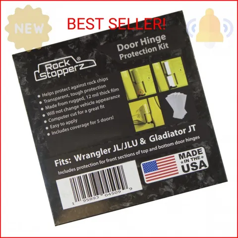 Rock Stopperz Door Hinge Protection Kit - Compatible with Jeep Wrangler JL/JLU/G