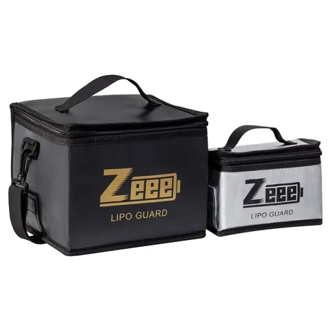 2 PCS Lipo Bag Fireproof Battery Safe Explosionproof Storage Guard Pouch
