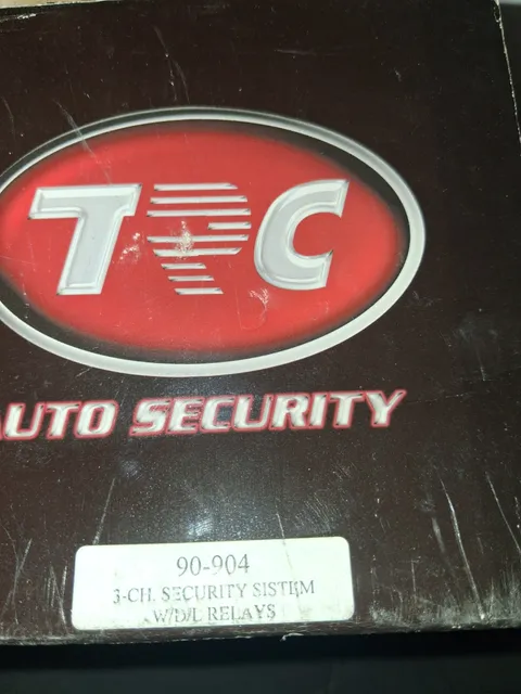 TRC Auto Security 3-Channel Security System package (part number 90-904) featu