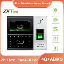 ZK iFace702-S 4G ADMS Biometric Face Fingerprint Time Attendance Access Control