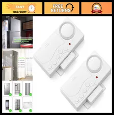 Freezer Door Alarm - Adjustable Delay Wireless Fridge Alert, 108dB Chime, 2 Pack