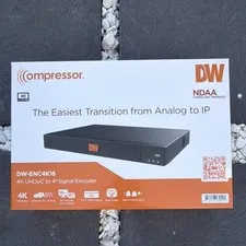 Digital Watchdog DW-ENC4K16 16CH 4K Signal Encoder H.264/H.265 PTZ Alarm I/O