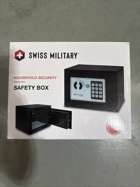 Swiss Military Safe Keypad Safety Box (Battery Operated)