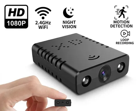 Mini WiFi Security Camera 1080P HD Wireless Indoor Night Vision Motion Detection