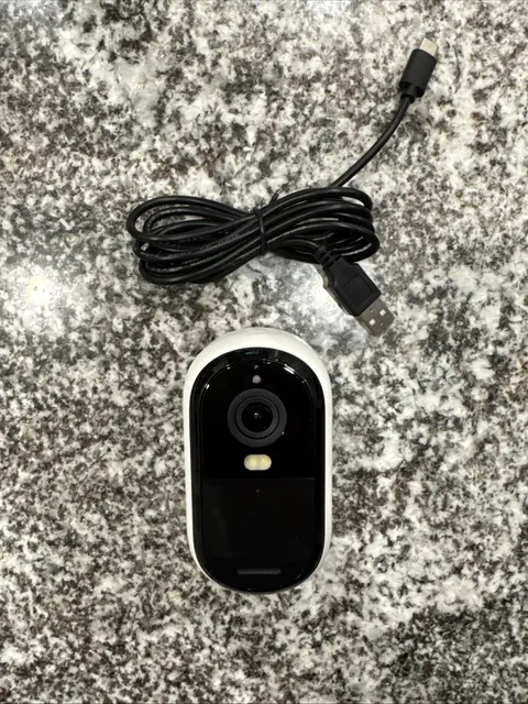 Arlo Essential 2nd Generation VMC3050 2K Outdoor Camera Tested Working w/ Cable