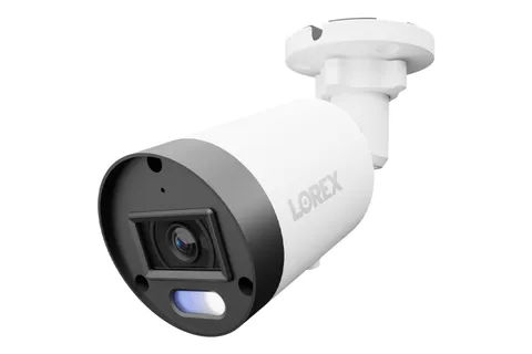 Lorex Connect U3 2K+ PoE Bullet Camera with Red & Blue Deterrence Lights