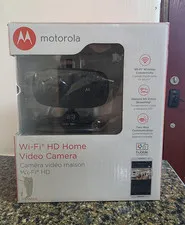 Motorola FOCUS66-B Wi-Fi Indoor IP Camera 720p HD Two-Way Audio Black